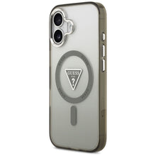 Заредете изображение във визуализатора на галерията – GUESS case for IPHONE 17 compatible with MagSafe GUHMP17SHGTMLCGA (IML Gradient W/ Triangle Logo) khaki
