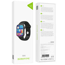 Заредете изображение във визуализатора на галерията – Borofone Smartwatch BD6 black
