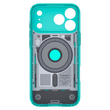 Заредете изображение във визуализатора на галерията – SPIGEN case ULTRA HYBRID compatible with MagSafe for IPHONE 17 Pro/18 Pro c-one bondi blue
