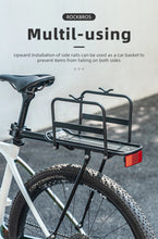 Заредете изображение във визуализатора на галерията – Rockbros 33210004001 bicycle rack with shelf - black
