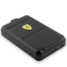 Заредете изображение във визуализатора на галерията – Powerbank Ferrari Metal Logo MagSafe induction 15W 10000 mAh with stand function - black

