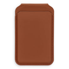 Заредете изображение във визуализатора на галерията – Leather wallet with stand, compatible with MagSafe Satechi Vegan Leather Wallet Stand brown
