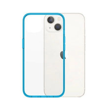 Заредете изображение във визуализатора на галерията – PanzerGlass ClearCase antibacterial case with Military Grade certificate for iPhone 13 / 14 / 15 - transparent blue
