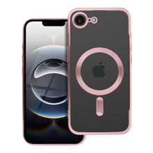 Заредете изображение във визуализатора на галерията – Гръб Electro Mag Cover за iPhone 16e (SE 4 2025) / 17e с MagSafe - розово злато
