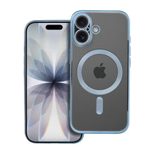 Заредете изображение във визуализатора на галерията – Гръб Electro Mag Cover за iPhone 17 с MagSafe - син
