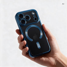 Заредете изображение във визуализатора на галерията – Гръб Electro Mag Cover за iPhone 18 Pro Max / 17 Pro Max с MagSafe - тъмносин – снимка 3
