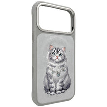 Заредете изображение във визуализатора на галерията – NIMMY case LUCKY FASHION CAT compatible with MagSafe for IPHONE 18 Pro Max/17 Pro Max grey
