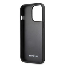 Заредете изображение във визуализатора на галерията – AMG Leather Curved Lines case for iPhone 13 Pro Max - black
