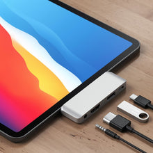 Заредете изображение във визуализатора на галерията – Adapter HUB 4in1 USB C Satechi Mobile Pro Hub ST-TCMPHS silver
