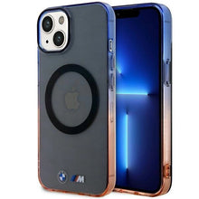 Заредете изображение във визуализатора на галерията – BMW Gradient Bumper MagSafe case for iPhone 14 Plus - gray
