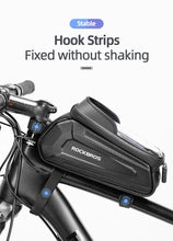 Заредете изображение във визуализатора на галерията – Rockbros B68-1 armored bicycle bag with phone cover 1.5l - black

