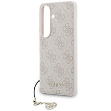 Заредете изображение във визуализатора на галерията – GUESS case for SAMSUNG S26 GUHMS26SGF4GPI (PU 4G Classic Logo with Charm) pink
