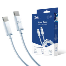 Заредете изображение във визуализатора на галерията – 3mk Hyper Cable USB-C / USB-C 100W 2m - white
