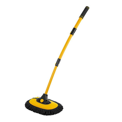 Telescopic car wash brush black