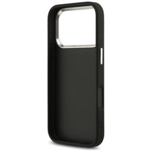 Заредете изображение във визуализатора на галерията – GUESS case for IPHONE 17 Pro GUHCP17LP4G4SMCK (4G PU Leather Case with Big 4G and Classic Logo and Silver Metal Camera Frame) black
