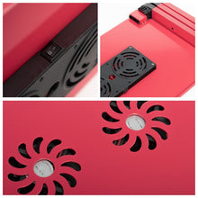 Заредете изображение във визуализатора на галерията – Desk for laptop uniwersal adjustable with cooling YL-803 red
