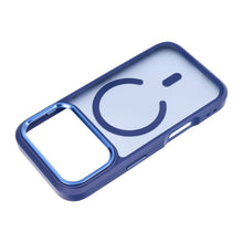 Заредете изображение във визуализатора на галерията – Case for iPhone 18 Pro / 17 Pro Forcell F-Protect Smoke Hybrid Premium compatible with MagSafe navy blue

