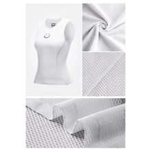 Заредете изображение във визуализатора на галерията – Rockbros YDBX001 women's quick-drying cycling vest M / L - white
