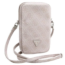 Заредете изображение във визуализатора на галерията – Guess Zip 4G Triangle bag - pink
