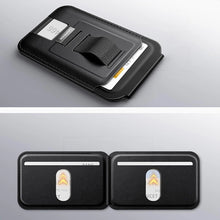 Заредете изображение във визуализатора на галерията – Ugreen Magnetic Wallet 45166 magnetic MagSafe with stand and finger holder - black
