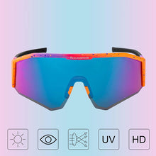 Заредете изображение във визуализатора на галерията – Rockbros SP297 polarizing cycling glasses - purple
