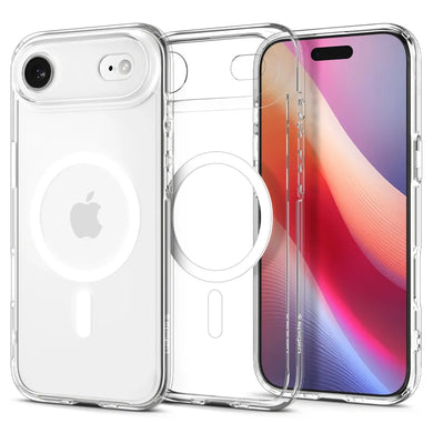SPIGEN case ULTRA HYBRID MAG compatible with MagSafe for IPHONE 17 Air clear white