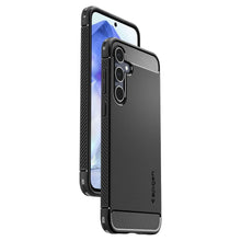 Заредете изображение във визуализатора на галерията – SPIGEN RUGGED ARMOR калъф за case for SAMSUNG A55 5G matte черен
