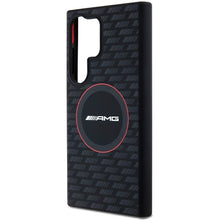 Заредете изображение във визуализатора на галерията – AMG Silicone Carbon Pattern MagSafe case for Samsung Galaxy S24 Ultra - black
