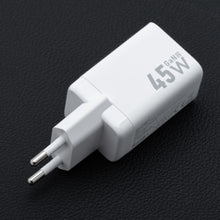Заредете изображение във визуализатора на галерията – FORCELL F-ENERGY Mini GaN III VT-36B travel charger with 2 x Type C sockets, PD QC4.0 45W white
