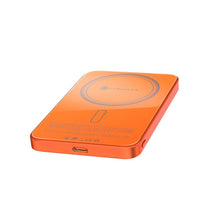 Заредете изображение във визуализатора на галерията – Powerbank compatible with MagSafe Forcell F-Energy SuperSlim F5K8 QC4.0 PD3.0 15W 5000 mAh orange
