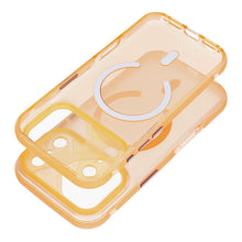 Заредете изображение във визуализатора на галерията – Case for iPhone 17 Pro / 18 Pro (low camera edge) Aurora compatible with MagSafe orange
