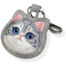 Заредете изображение във визуализатора на галерията – NIMMY case for tracker / keychain BIG EYED PET 2.0 Cat gray
