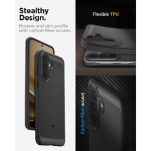 Заредете изображение във визуализатора на галерията – Case for Samsung A57 5G Spigen Rugged Armor black
