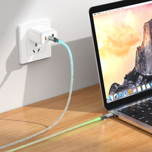 Заредете изображение във визуализатора на галерията – HOCO cable Type C to Type C 3A 60W U112 1 m gray
