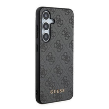 Заредете изображение във визуализатора на галерията – Guess 4G Metal Gold Logo case for Samsung Galaxy S24 - black
