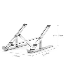 Заредете изображение във визуализатора на галерията – Tech-Protect Alustand universal laptop stand - dark gray
