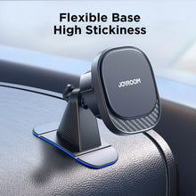 Заредете изображение във визуализатора на галерията – Joyroom JR-ZS400 magnetic car phone holder on the dashboard - black
