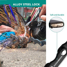 Заредете изображение във визуализатора на галерията – Rockbros WD795 foldable bicycle lock - black
