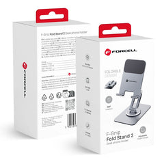 Forcell F-GRIP Fold Stand 2 360 desk holder grey