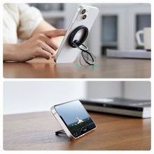 Заредете изображение във визуализатора на галерията – ESR Halolock MagSafe ring stand for phone - black
