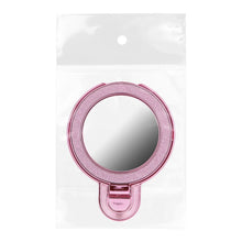 Заредете изображение във визуализатора на галерията – Phone stand CIRCLE MIRROR - stick-on - pink
