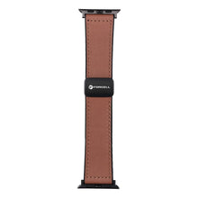 Заредете изображение във визуализатора на галерията – FORCELL F-DESIGN FA21 eco leather strap for APPLE Watch 42 / 44 / 45 / 49 mm brown
