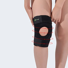 Заредете изображение във визуализатора на галерията – Rockbros LF1106L sports protector for patella and knee joint, size L - black (2 pcs.)
