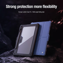 Заредете изображение във визуализатора на галерията – Nillkin Bumper Leather Case Pro case for Samsung Galaxy Tab S9 - black
