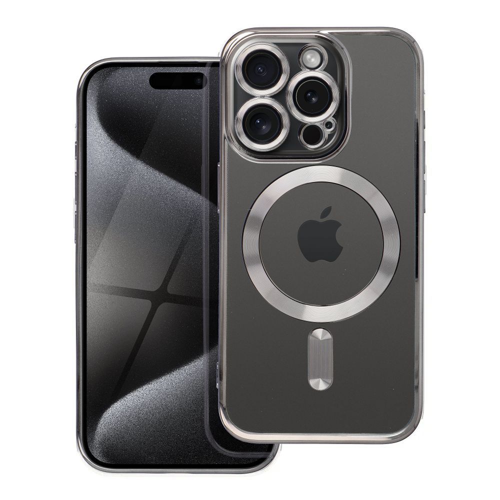 ELECTRO MAG COVER case compatible with MagSafe for SAMSUNG A54 titanium