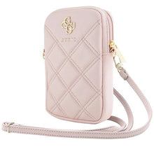 Заредете изображение във визуализатора на галерията – Guess Zip Quilted 4G bag - pink
