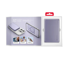Заредете изображение във визуализатора на галерията – Powerbank compatible with MagSafe Forcell F-Energy Slim F5K9 QC4.0 PD3.0 15W 5000 mAh purple
