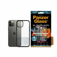 Заредете изображение във визуализатора на галерията – PanzerGlass ClearCase antibacterial case for iPhone 12 / 12 Pro - transparent and black
