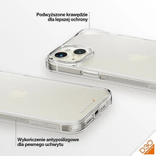 Заредете изображение във визуализатора на галерията – PanzerGlass HardCase with D3O and Military Grade Certification for iPhone 15 Plus / 14 Plus - Transparent

