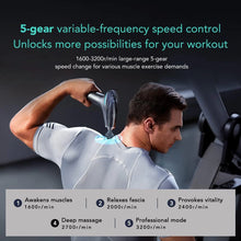 Заредете изображение във визуализатора на галерията – SKG X7-E massage gun for the whole body - gray
